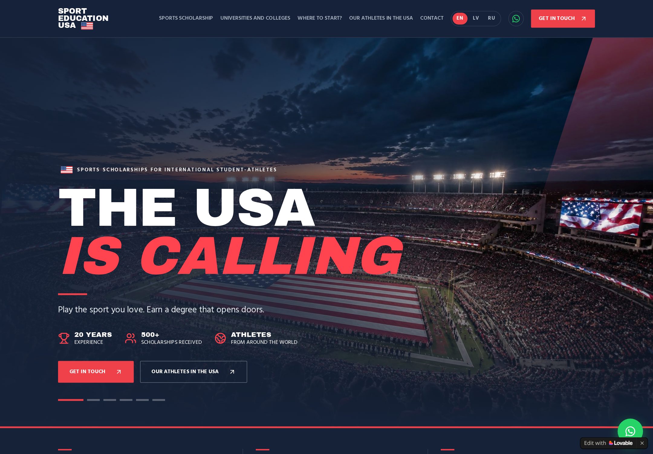 Sport and Education USA — 1